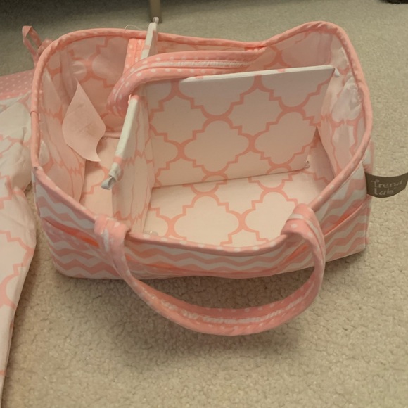 Trend lab pink diaper stacker and caddy - Picture 1 of 2